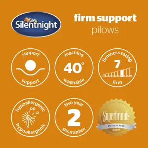 Silentnight Medium Hypoallergenic Pillow, Pair of 2