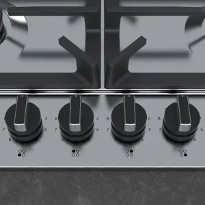 NEFF N70 T26DS49N0 58.2cm Gas Hob - Silver