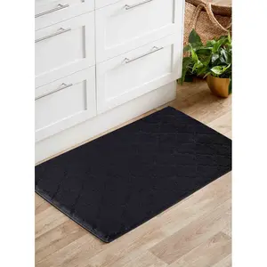 Butcher Door Mat Black / 0.9cm H x 50cm W x 80cm L