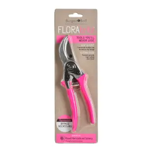 Burgon & Ball Flora brite Pink Bypass Secateurs