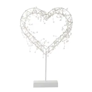 JEWEL DOUBLE HEARTS LIGHT TABLE LAMP