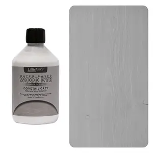 Littlefair's - Indoor & Outdoor Wood Stain - Dovetail Grey - 500ml