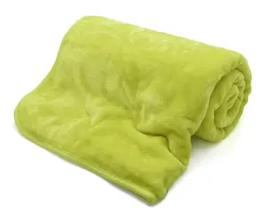 Kampala Hill Mink Blanket/Throw Green 200 x 240cm