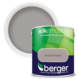 Berger Silk Emulsion Paint Smudge Shadow - 2.5L