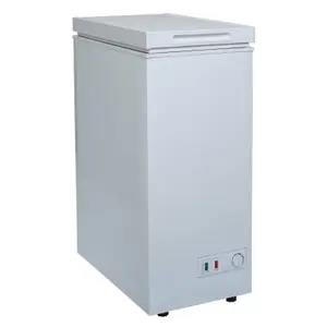 36cm White Chest Freezer, Freestanding Slimline Compact - SIA CHF60W