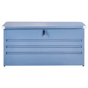 Beliani Storage Box Blue CEBROSA