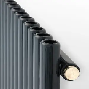 Ximax Supra SU180055A Anthracite Vertical Designer 5528BTU Radiator, (W)550mm x (H)1800mm