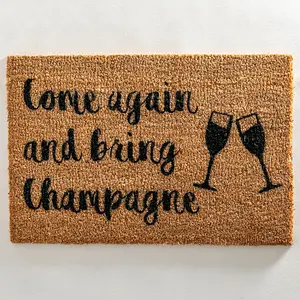 Bring Champagne Doormat - Regular 60x40cm