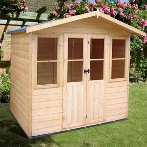 Haddon 7 x 5 Ft Shiplap Summer House Yes