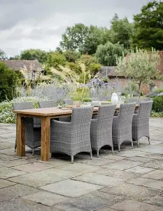 Garden Trading St Mawes Refectory Dining Table Large Wooden Teak 10 Seater