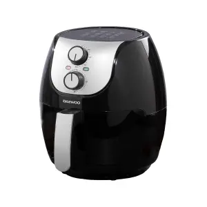 Daewoo 4L Single Pot Fryer, Rapid Air Circulation and Auto Shut Off - Black