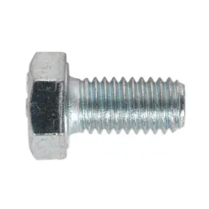 Sealey HT Setscrew M8 x 16mm 8.8 Zinc Plated DIN 933 - Pack of 50 Pieces SS816