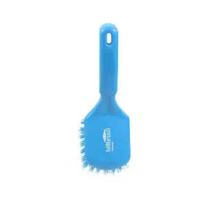 Hillbrush DRS Short Handled Stiff Brush Blue (254mm)