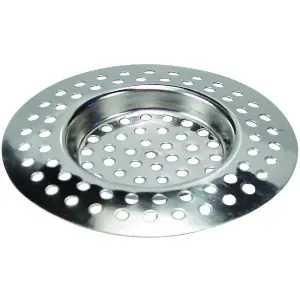 Fackelmann Stainless Steel Basin Waste Strainer Silver (One Size)