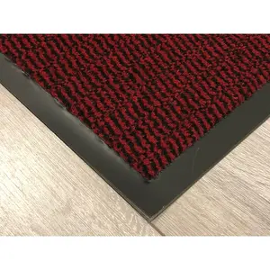 Aarib Door Mat Red / Rectangle 60cm x 120 cm