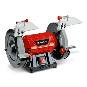 Einhell Bench Grinder Double Wheel 150W With Coarse K36 And Fine K60 Grades Perfect For Polishing TC-BG 150