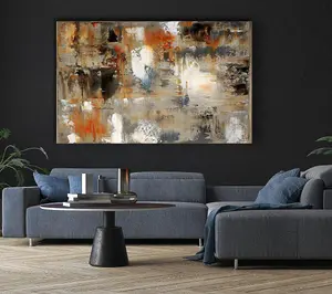 Rain In The City Canvas Print Wall Art - Medium 20 x 32 Inches