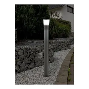 Luminosa Shannon Modern Outdoor Bollard Anthracite 3000K IP54 - UK Stock