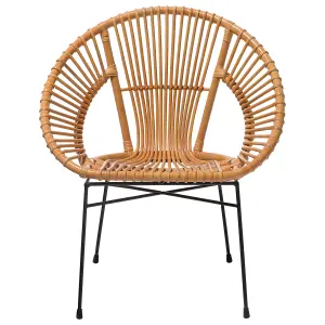 Dining Chair SARITA Rattan Natural