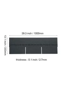 Asphalt Roof Shingle Garden Bitumen Roofing Shingles  Shed Roof Tiles,Rectangular,Black,18pcs 2.6m²