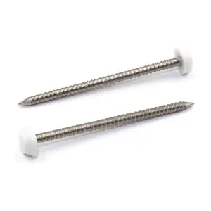 Rapierstar StarPin Polymer Headed Pins - 40mm, White