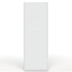 Shush Doors Solid Light Grey Satin Sliding Wardrobe Door 650mm x 2000mm