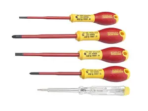 STANLEY XTHT0-62693 FatMax VDE Insulated Screwdriver Set, 5 Piece STA062693