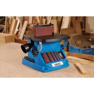 Draper  230V Oscillating Spindle and Belt Sander, 450W  98425