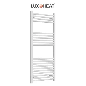 Towel Radiator Rail 1200 x 600 for Central Heating with White Finish