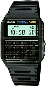 Casio Black Retro Calculator Watch