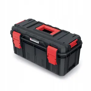 Hand tool box Modular Organis Stackable Lockable Heavy Duty Metal Hinges 3 Sizes Medium