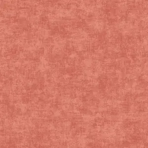 Grandeco Alba Plaster Plain Textured Wallpaper, Red