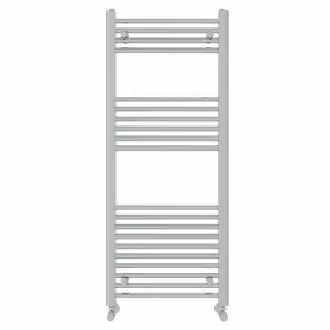 Right Radiators 1200x500 mm Straight Heated Towel Rail Radiator Bathroom Ladder Warmer Chrome