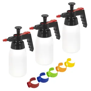 Sealey Premium Pressure Solvent Sprayers 1L & Colour-Coded Combo SCSGCOMBO