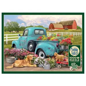 Flower Truck Jigsaw Puzzle 1000 Pieces