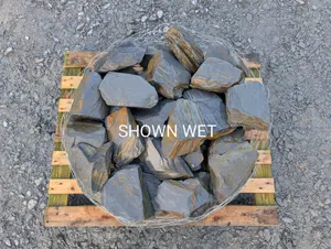 Garden Rockery / Pond Edging Stones -Welsh Slate 200-300mm