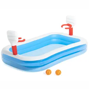 Bestway Plain PVC Family fun pool (W) 1.68m x (L) 2.51m