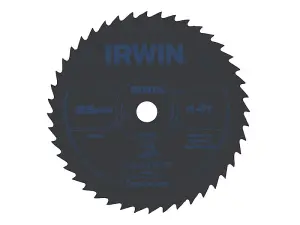 IRWIN 85mm General Purpose Saw Blade - Versatile 44 Teeth ATB Design for Precision Cutting