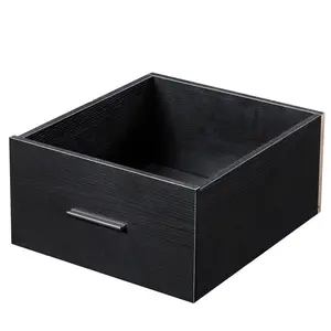 NS 1 Drawer Bedside Table Black