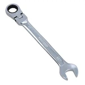 19mm Metric Flexi Head Ratchet Combination Spanner Wrench 72 Teeth