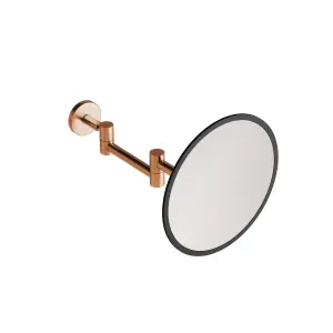 Cosmic Wall Magnifying Mirror Brushed Copper PVD Architect Sp (X5)