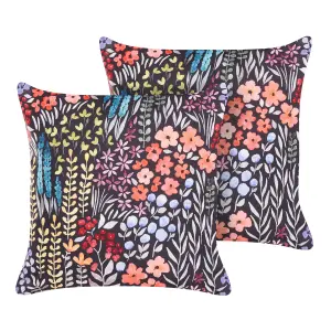 Set of 2 Outdoor Cushions CASTELARO Multicolour