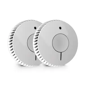 FireAngel FA6620-R-T2 Standalone Optical Smoke Alarm with 10-year lifetime battery, Pack of 2