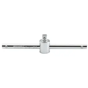 Draper Satin Chrome Sliding T Bar, 1/4" Sq. Dr. 16786