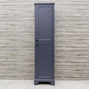 Belmont Tall Storage Unit in Midnight Grey