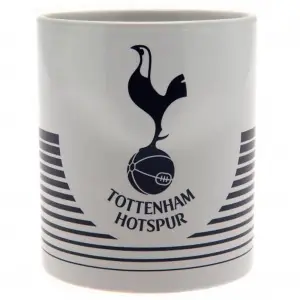 Tottenham Hotspur FC Official Ceramic Mug White/Black (One Size)