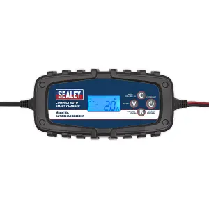 Sealey Compact Auto Smart Charger & Maintainer 4A 6/12V AUTOCHARGE400HF