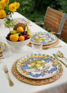 Rozi Limoncello Collection Round Serving Platter