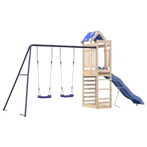 Berkfield Outdoor Playset Solid Wood Pine