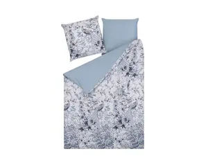 Duvet Cover Set BALLARD 135 x 200 cm Cotton Sateen Blue